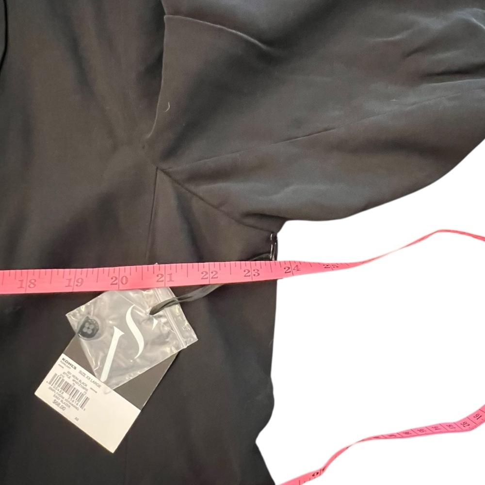 Simply Vera Vera Wang Women's Black Roll-Tab Relaxed Easy Blazer NEW $68 XXL - Picture 7 of 15